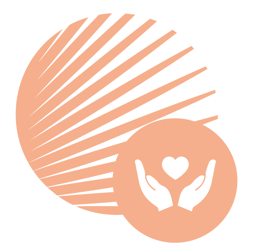 Picto Terra 360 - Santé Coucher Rose